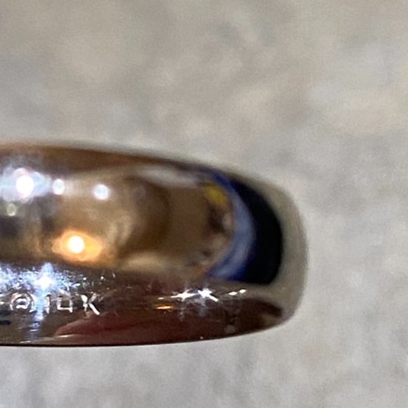 14K white gold with 3 carat moissanite - Picture 4 of 5